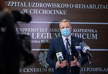 Szpital tymczasowy w Ciechocinku wznowił działalność