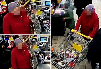 Starsza kobieta ukradła ze sklepu puszkę z datkami. Szuka jej policja [AKTUALIZACJA]