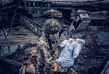 Ukraiński sztab: Rosjanie wykorzystują kobiety i dzieci jako żywe tarcze
