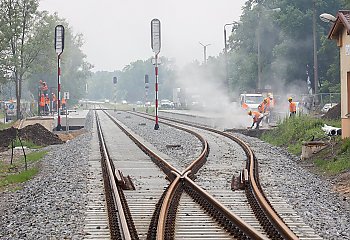 Rewitalizacja linii kolejowej Toruń-Chełmża na ostatniej prostej