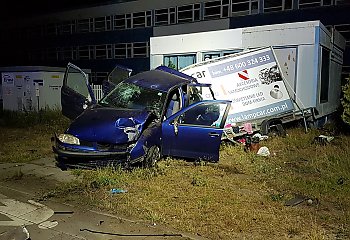 Poważny wypadek przy ul. Grunwaldzkiej w Bydgoszczy