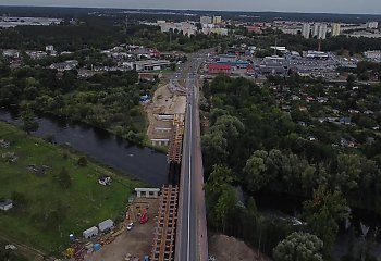 Postępy na budowie mostów nad Brdą [VIDEO]