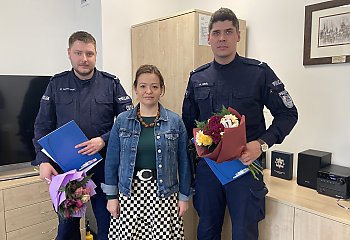 Rubinkowscy policjanci spisali się na medal