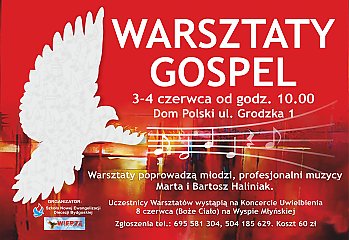Warsztaty Gospel w Bydgoszczy już w czerwcu