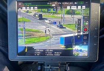  Kontrolowali za pomocą policyjnego drona na rondzie Fordońskim i przy ul. Szubińskiej [VIDEO]