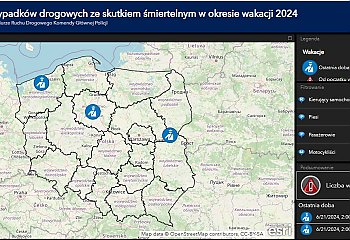 Mapa wypadków ze skutkiem śmiertelnym już się zapełnia 