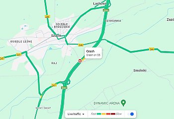 Wypadek na S5 w pobliżu Szubina [BYDGOSZCZ998]