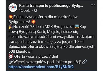 Uwaga, próba oszustwa!