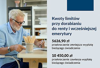 Od 1 września limity dorabiania dla wcześniejszych emerytów i rencistów idą w dół