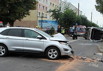 Trwa wyjaśnianie przyczyn zdarzenia drogowego w Lubrańcu