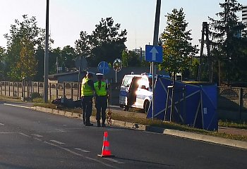 Policjanci wyjaśniają okoliczności śmiertelnego wypadku motocyklisty