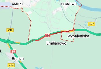 Uwaga na utrudnienia na DK 10 w Wypalelniskach [Z OSTATNIEJ CHWILI]