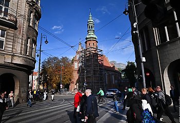 Remont kościoła w sercu Bydgoszczy. Stawiają rusztowania