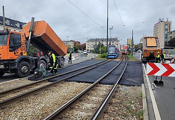 Intensywne prace na Bernardyńskiej. Coraz bliżej do zamknięcia mostu dla autobusów