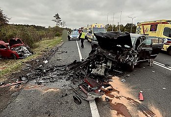 Zarzut usiłowania zabójstwa dla kierowcy po wypadku w Brzozie