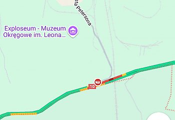 Wypadek na DK10. Utrudnienia przy zjeździe do parku przemysłowego [Z OSTATNIEJ CHWILI]