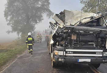 Dramatyczny wypadek cysterny. O dziwo nikt nie ucierpiał