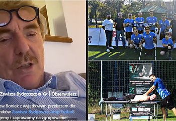 Zbigniew Boniek nagrał przesłanie dla Zawiszy Bydgoszcz: Wspaniała inicjatywa