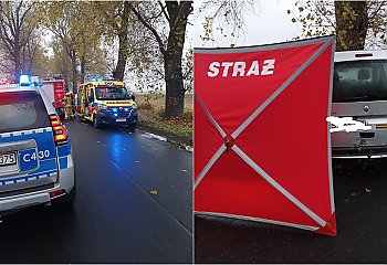 Tragedia pod Kruszwicą. W wypadku samochodowym zginęły dwie osoby