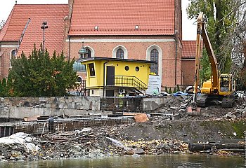 Nowa przepławka i nowe schody na Wyspie Młyńskiej