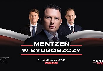 Mentzen w Bydgoszczy: wieczorne spotkanie z kandydatem na prezydenta [ZAPOWIEDŹ]