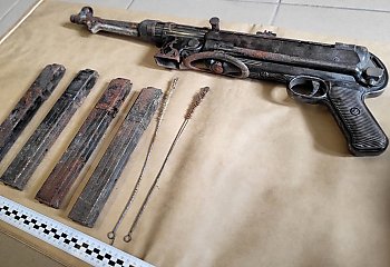 Szokujące odkrycie w szpitalu psychiatrycznym! Robotnicy natrafili na pistolet maszynowy z czasów wojny!