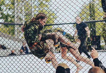Kobieta z żelaza! Żołnierz WOT rozgromiła rywalki i została wicemistrzynią Wojska Polskiego w MMA!