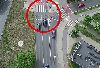 Policyjny dron nad skrzyżowaniem Wyszyńskiego i Chodkiewicza. Działania 