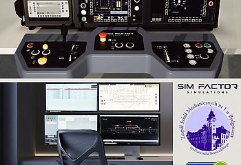 Symulator jak z prawdziwej kolei! Bydgoska szkoła inwestuje w przyszłość uczniów