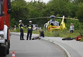 Groźny wypadek na hulajnodze w Świeciu – śmigłowiec LPR w akcji! Czy nastolatkowie wrócą bezpieczni do domu?