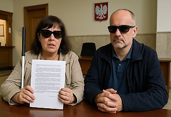 Nie jesteśmy ubezwłasnowolnieni! Niewidomi małżonkowie walczą o godność w urzędach 
