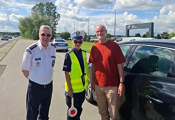 Ksiądz, policjanci i maskotki na bydgoskich drogach. Kierowcy zaskoczeni nietypową kontrolą!