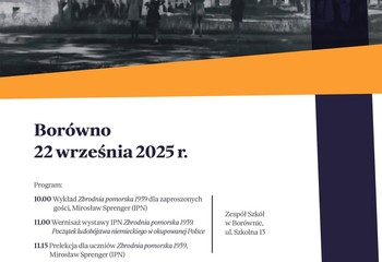 Dzień Pamięci Ofiar Zagłady: Uroczystości w Borównie już wkrótce