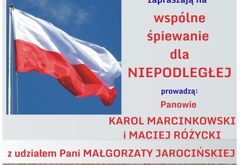 Śpiewanie dla Niepodległej w sercu Bydgoszczy!