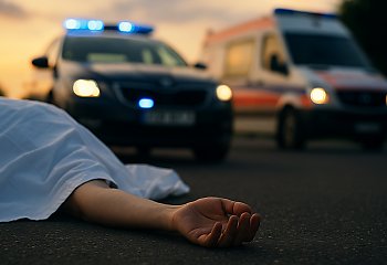 Tragiczny wypadek na Kujawskiej. Nie żyje 61-letni pieszy