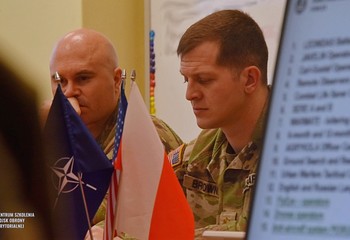 Amerykańscy żołnierze szkolą polskich Terytorialsów w Toruniu