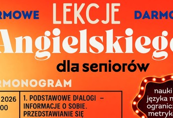 Bezpłatny kurs angielskiego dla seniorów w Bydgoszczy! Nie przegap!