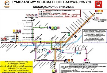 Zamast tramwaju, autobus...i korki. Dziś rozpoczęła się przebudowa pętli Las Gdański w Bydgoszczy.