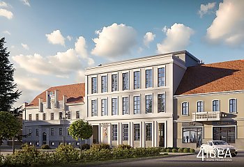 Były Dom Towarowy  w Koronowie wkrótce zyska nowe oblicze. Burmistrz Patryk Mikołajewski informuje o postępie prac