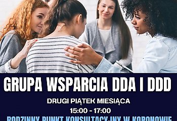 Chcą pomóc w leczeniu ran przeszłości. W Koronowie rusza grupa wsparcia dla osób z syndromem DDA i DDD