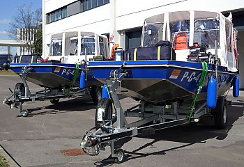 Nowy sprzęt dla policji w regionie. Łodzie i dron już w służbie