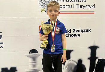 Siedmiolatek z Grudziądza na podium Mistrzostw Polski w szachach