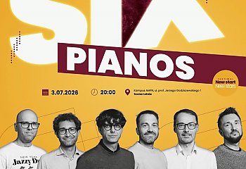 Sześć fortepianów i mistrzowie minimalizmu. Wyjątkowy koncert na scenie plenerowej Akademii Muzycznej
