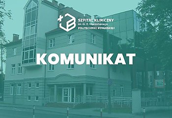 Kolejna placówka ogranicza działalność z powodu braków kadrowych. Oddział Szpitala Klinicznego Politechniki Bydgoskiej zawiesza pracę
