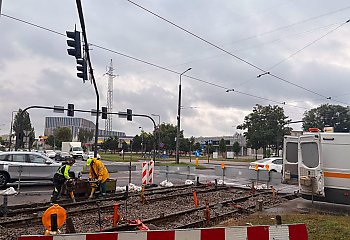 Duży remont torowiska na ul. Gdańskiej. Kolejne zmiany na skrzyżowaniu z Kamienną