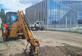 Nowe ulice przy Akademii Muzycznej nabierają kształtu. Inwestycja za 12 mln zł łapie opóźnienie
