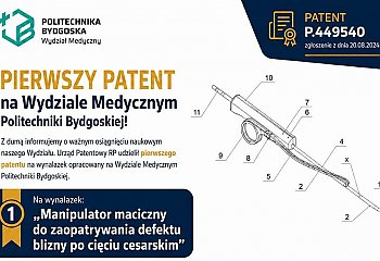 Patent dla Politechniki Bydgoskiej. Wynalazek ma pomóc w leczeniu blizn po cesarskim cięciu
