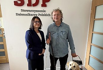 Pomaga osobom tracącym wzrok, teraz sam potrzebuje pomocy. Ruszyła zbiórka dla Grzegorza Dudzińskiego
