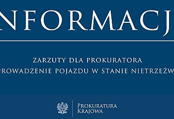 Prokurator z zarzutem jazdy po alkoholu. Miał prowadzić motocykl w Białych Błotach