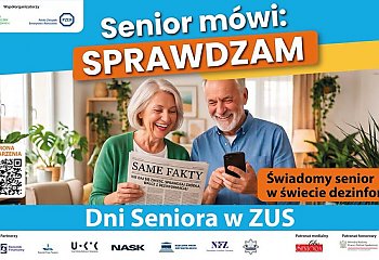 ZUS zaprasza starszych mieszkańców. Dziś pierwszy dyżur Policji w Bydgoszczy